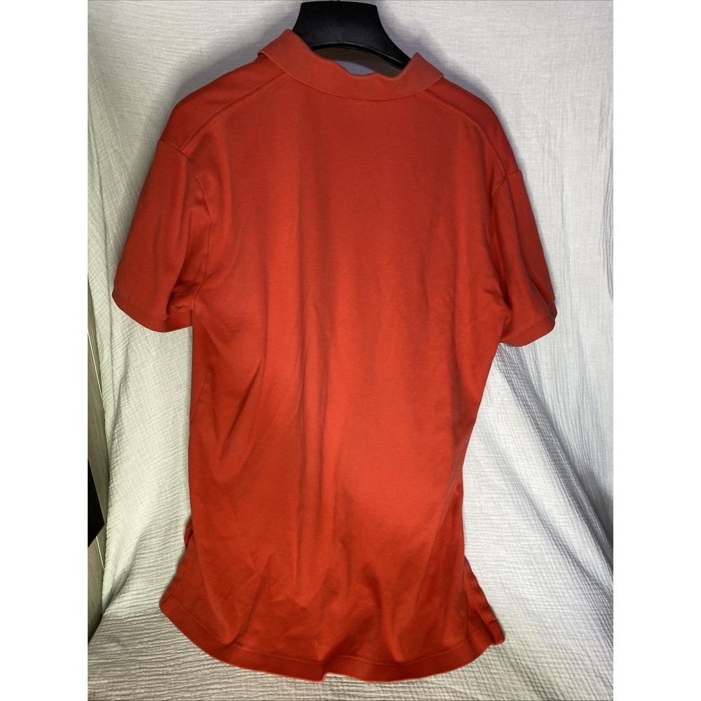 Ralph Lauren Polo Men's Short Sleeve Pink Coral Medium 100% Cotton - Picture 2 of 4